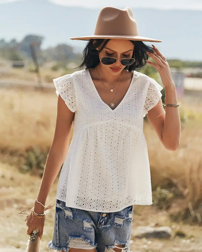 Rock Hill Eyelet Top
