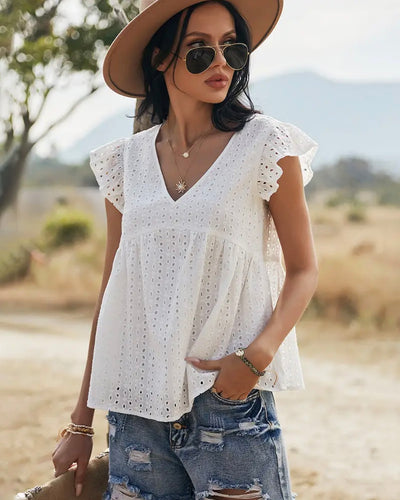 Rock Hill Eyelet Top