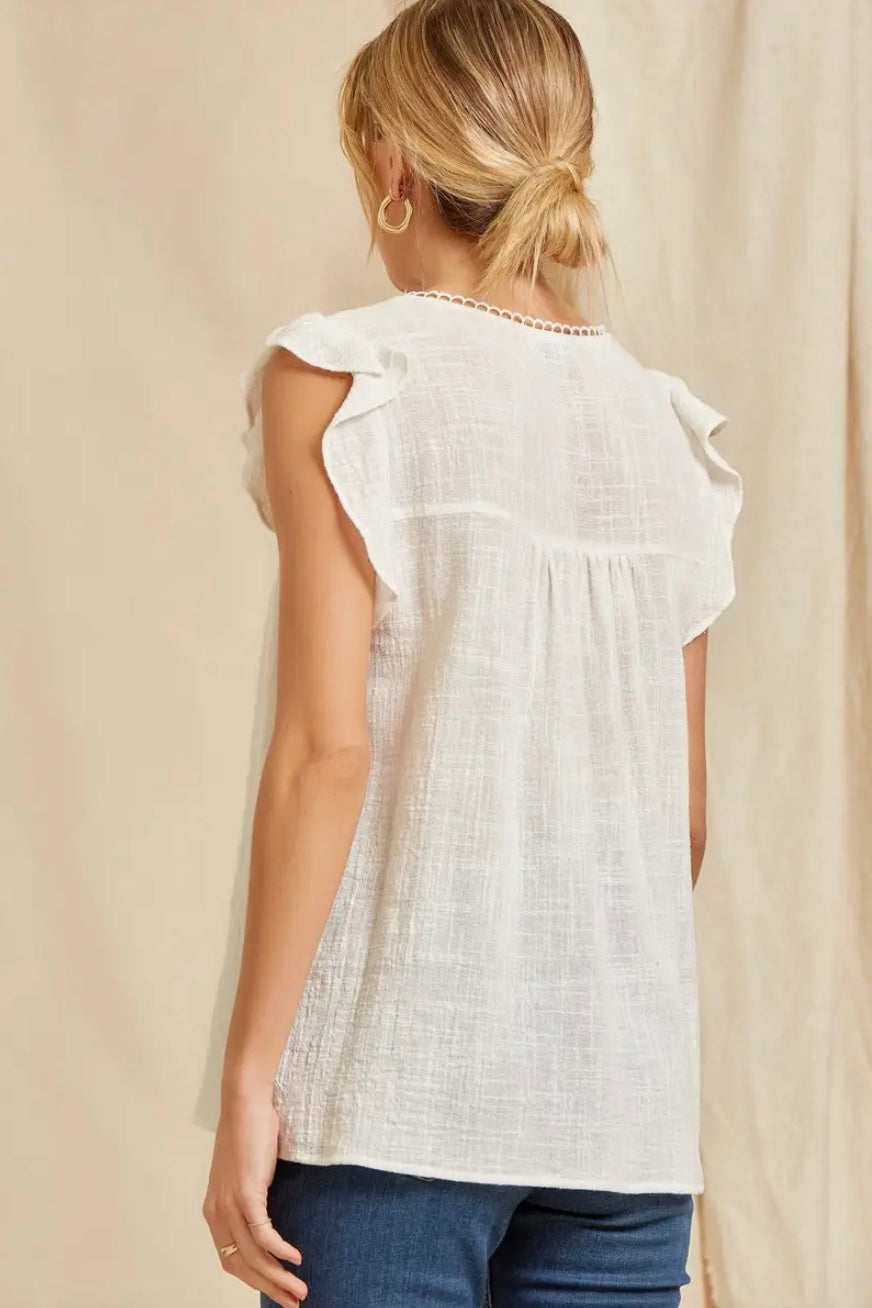 Lima Embroidered Top